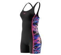 Speedo - Women's Hyperboom Splice Muscleback Legsuit - Maillot de bain - 40 - anthracite/margarita pink