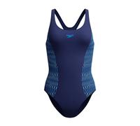 Speedo Placement Medalist Swimsuit Bleu UK 32 Femme