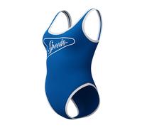 Maillot de bain 1 pièce femme Speedo Solid Bound Scoop Bleu S