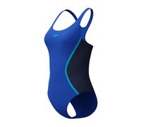 Speedo Solid Splice Medalist Swimsuit Bleu UK 34 Femme