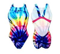 Turbo Wide Strap Swirl Swimsuit Bleu XL Femme