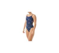 Maillot de bain 1 piece femme tyr cascading cutoutfit bleu