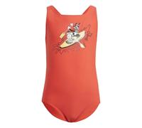 Adidas Disney Mickey&friends Swimsuit Orange 7-8 Years Fille