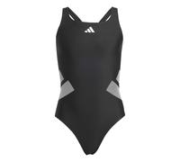 Adidas Maillot de bain fille 3 Bar Logo C-Back Noir/Blanc Taille 128 7-8 ans