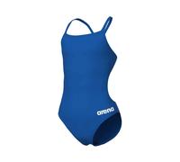 Arena Maillot 1 pièce Solid Challenge Junior – MaxLife éco, résistant au chlore, UPF50+ Bleu