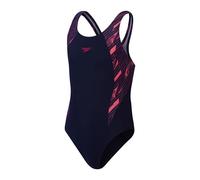 Maillot de bain 1 pièce fille Speedo Hyperboom Splice Muscleback Bleu 8 ans