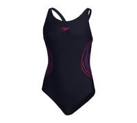 Maillot de bain 1 pièce fille Speedo Placement Muscleback Bleu 10 ans