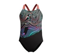 Maillot de bain 1 pièce fille Speedo Print Power Rouge 10 ans