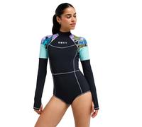 Maillot de bain 1 pièce manches longues zippée au dos femme Roxy Roxy Active Pt Onesie Noir 2XL