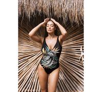 Maillot de bain 1 pièce plunge armatures femme Fantasie Bamboo Grove Multicolore 95F