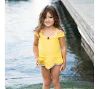 Maillot De Bain 1 Pièce Princesse Uv Upf 50+ Jaune 4/5A