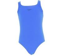 Speedo Junior Girl's ECO Endurance+ Medalist Swimsuit | Chlorine Resistance | Recycled Fabric | Comfort Fit | Swimming Lessons | Swim Holiday, Bondi Blue, 7-8 Years