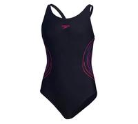 Maillot de bain 1 pièce - Speedo - Eco placement - Dos en X - Femme - Noir 12 ans