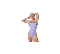 Maillot de bain 1 piece speedo femme club training turnback violet
