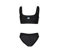 Maillot de bain 2 pièces femme - Arena - Icons Bralette Solid - Noir - Adulte - Style rétro 42