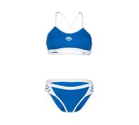 Arena Maillot de bain deux pièces Icônes, dos croisé, uni, Blanc Royal taille 28 Femme