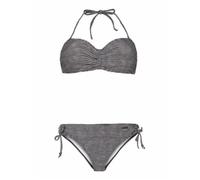 Maillot de bain 2 pièces femme Protest Prtbarbere - Gris - Coupe régulière - Bretelles multidirectionnelles S