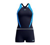 Speedo HyperBoom Splice Tankini Set pour Femme, Lagoon Blue, 34