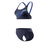 Maillot de bain 2 pièces femme Speedo Medley Logo Bleu 44