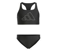 Adidas Performance Big Bars Bikini Noir 5-6 Years Fille