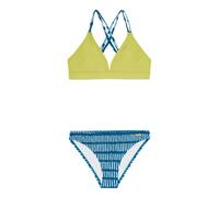 Protest Monroe Triangle Bikini Jaune,Bleu 140 cm Fille