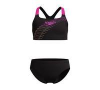 Maillot de bain 2 pièces fille Speedo Medley Logo Racerback Rose 12 ans