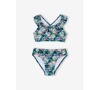 VERTBAUDET Maillot de Bain 2 pièces imprimé Fleuri Vert imprimé 8A