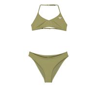Roxy - Kid's Solid Active RG Tri Bra Set - Bikini - 16 Years - oil green