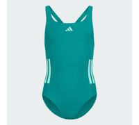 Adidas 3 Stripes C-back Swimsuit Vert,Bleu 14-15 Years Fille