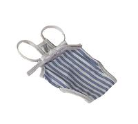 Maillot de bain à rayures pour chiens - Robe de plage pour animal domestique - Maillot de bain tendance pour fête - Tenue photo pour animal domestique