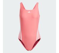 Maillot de bain adidas 3-Stripes Preloved Scarlet / White 38