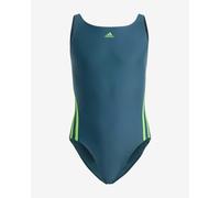 Maillot de bain adidas 3S bleu vert fille - 116