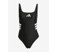 Maillot de bain adidas 3S Uback noir pur blanc femme - 48