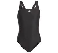 Maillot de bain Adidas Cut 3S, Noir-Blanc, 128 Fille - Résistant au chlore - Coupe régulière - Dos en G 7-8 ans