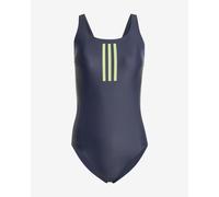 adidas - Women's 3-Stripes Rubber Graphic Swimsuit - Maillot de bain - 34 - legend ink