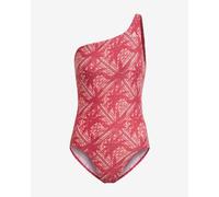 Maillot de bain adidas SH3.RO Asymmetrical Festivibes rouge blanc femme - 36