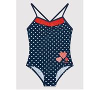 Maillot de bain anti-UV bébé fille - Playshoes Hearts - Bretelles spaghetti - Protection UV 50+ 2-3 ans