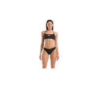 Maillot de bain arena bandeau solid noir blanc femme