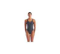 Maillot de bain arena dos swim tech multi gris corail femme