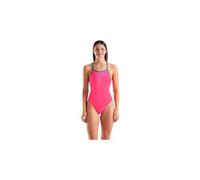 Maillot de bain arena dos tie rose bleu femme