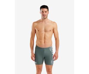 Maillot de bain Arena Feel Graphic Swim Mid Jammer gris vert - 90