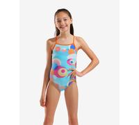 Maillot de bain Arena Feel Leisure Light Drop Back bleu orange fille - 14-15