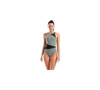 Maillot de bain arena mesh angle vert femme