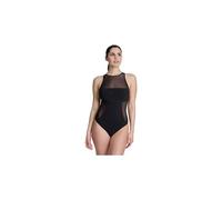 Maillot de bain arena mesh panels dos swim pro noir femme