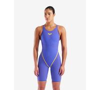 Maillot de bain Arena Powerskin Primo Eclipse Glare Open Back violet jaune orange femme - 34