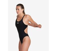 Arena Solid Swim Tech Team Maillot de Bain Femme Une Pièce, Séchage Rapide, Maillot de Bain Sportif en MaxLife Tissu Eco avec Résistance Maximale au Chlore et Protection UV UPF 50+