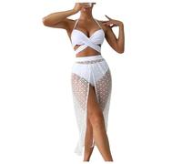 Maillot De Bain Bandeau Gainant Bikini String Maillots Deux Pièces Femme Bustier Grande Taille Transbronzant Ronde Shorty Bikinis e Sexy Paillettes Maillot'de