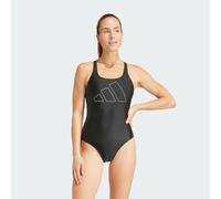 Maillots de bain femmes adidas Big Bars X-Back Swimsuit Noir FR 36