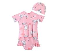 Maillot de Bain Bouée Intégré Garçons Filles Combinaison de Plongée Panneaux de Flottaison Facilement Accessibles, Retirable Maillot de Bain Une Pièce Été Costume pour Natation Débutant
