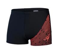 Maillot de bain Speedo Medley Logo Aquashort noir rouge - 36